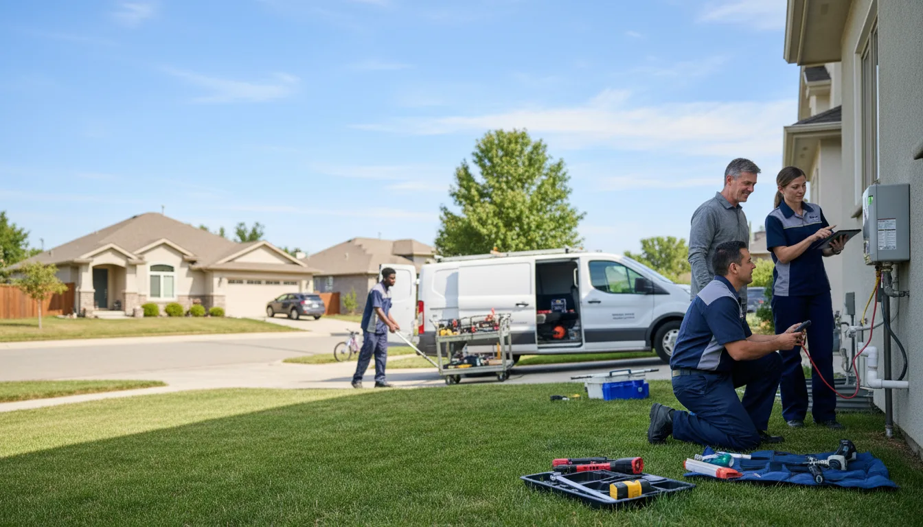 Tankless water heater service in Loretto, MN